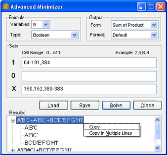Image 3 for Logic Minimizer