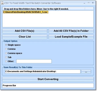 Image 0 for CSV To Fixed Width Text F…