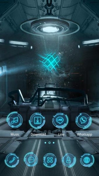 Image 2 for Nucleus GO Launcher Theme