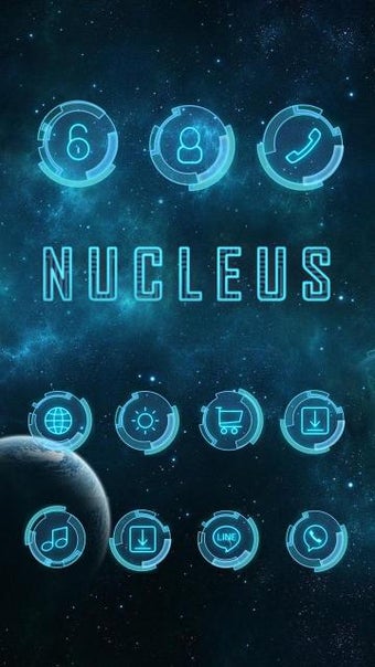 Imagen 2 para Nucleus GO Launcher Theme