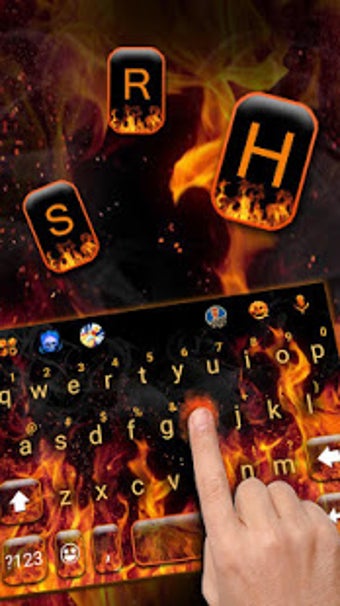 Image 0 for Burning Fire Keyboard The…