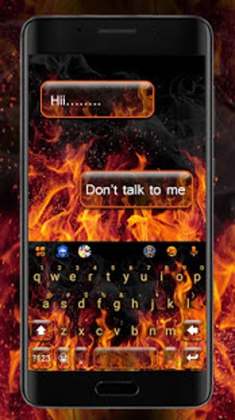 Image 3 for Burning Fire Keyboard The…