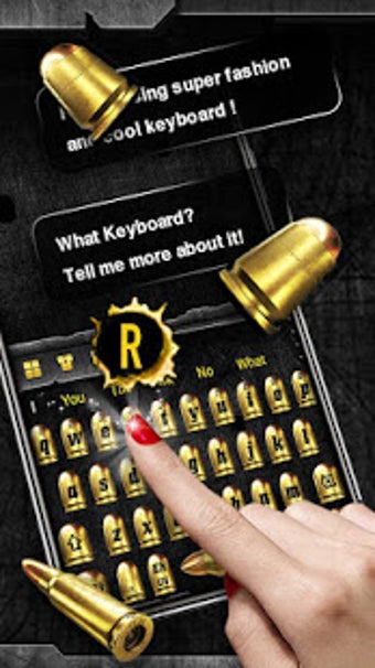Imagen 2 para Gold Gunnery Bullet Keybo…