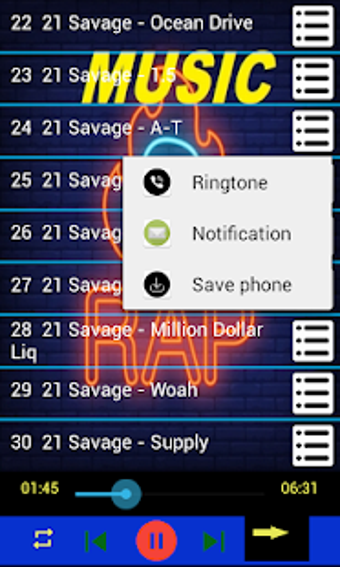 Imagen 2 para 21 Savage music offline b…