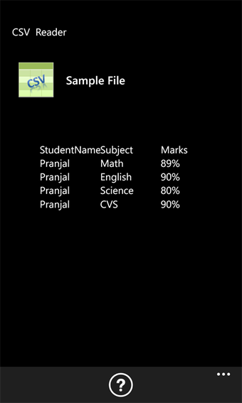 Imagen 0 para CSV Reader for Windows 10
