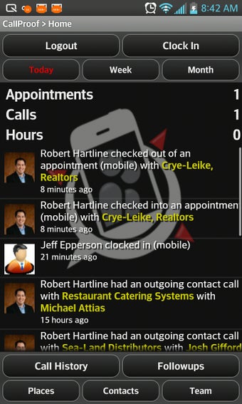 Image 0 for Call Proof Sales App