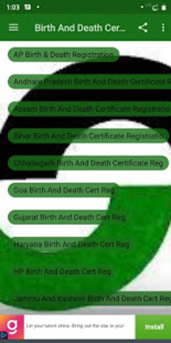 Image 1 for Birth And Death Certifica…
