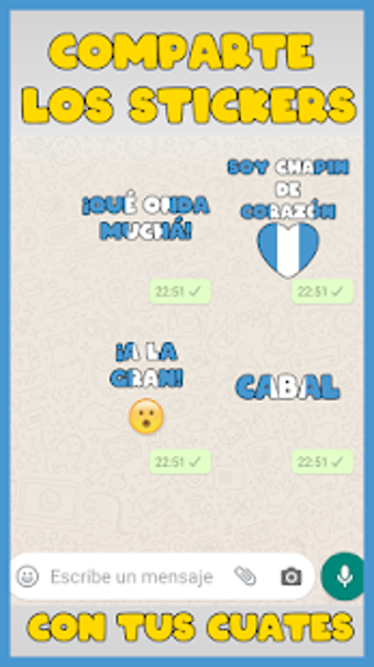 Image 2 for Stickers Chapines para Wh…