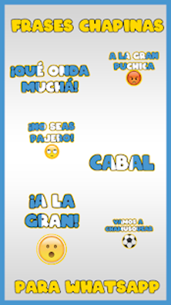 Image 2 for Stickers Chapines para Wh…