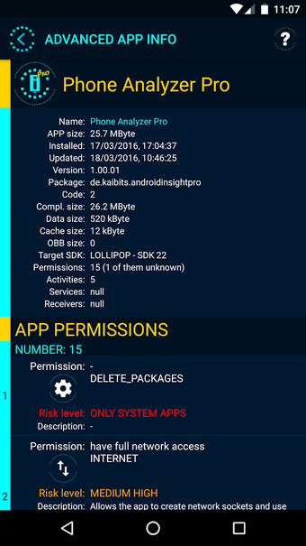 Imagen 1 para Phone Analyzer Pro