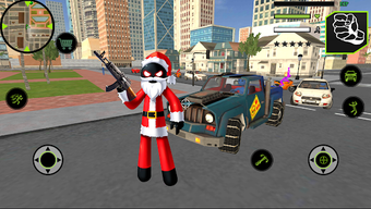 Imagen 2 para Santa Claus Stickman Rope…