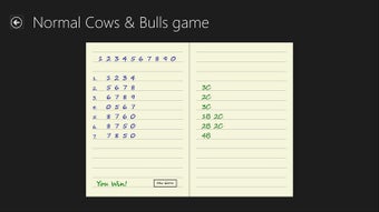 Imagen 1 para Cows & Bulls Mastermind f…