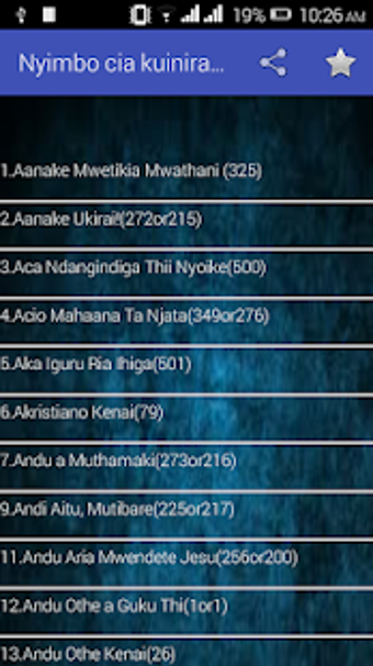 Imagen 0 para Nyimbo Cia Kuinira Ngai