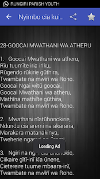 Imagen 1 para Nyimbo Cia Kuinira Ngai