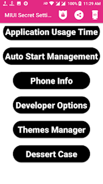 Image 1 for Secret Settings For MIUI