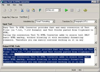 Image 0 for Text to HTML Converter