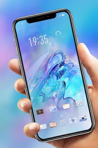 Imagen 1 para Blue Crystal Theme Infini…