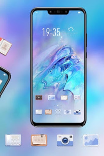 Imagen 2 para Blue Crystal Theme Infini…