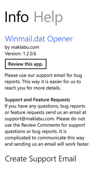 Imagen 2 para Winmail.dat Opener for Wi…