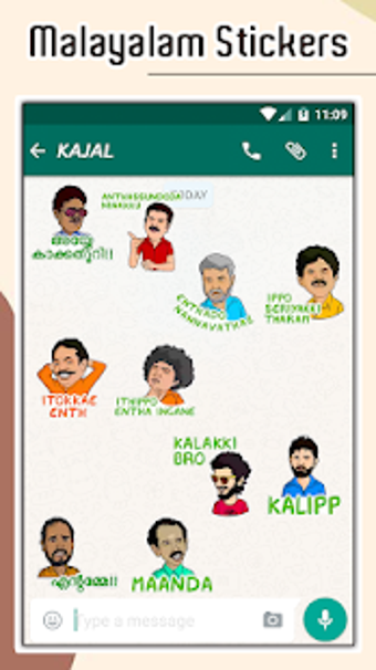 Imagen 1 para Malayalam Stickers - WASt…
