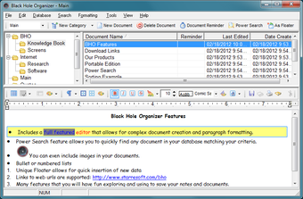 Image 0 for Black Hole Organizer