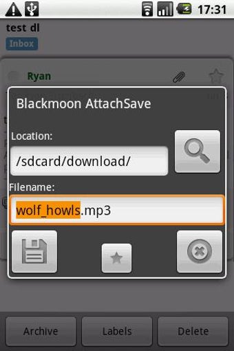 Imagen 0 para Blackmoon AttachSave Lite
