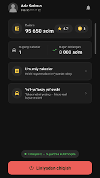 Image 0 for QUBBO TAXI Haydovchi ilov…