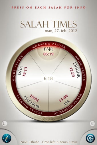 Image 4 for Salah Times & Compass Fre…