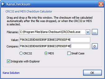 Image 0 for Kana Checksum
