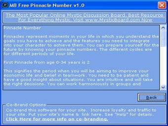 Imagen 0 para Pinnacle Number