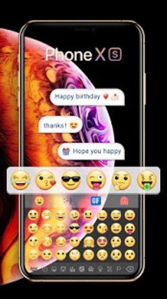 Imagen 2 para Phone XS keyboard theme