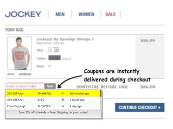 Image 1 for Coupons at Checkout for I…