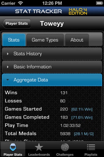Image 1 for Stat Tracker Halo 4 Editi…