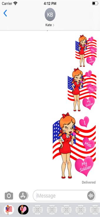 Image 0 for I Miss My Soldier Sticker…