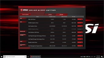 Image 0 for MSI Driver & App Center