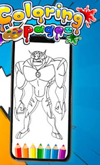 Image 2 for Ben coloring 10 ultimate …