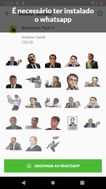 Imagen 2 para Stickers Bolsonaro - WASt…