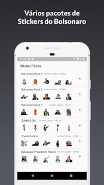 Imagen 3 para Stickers Bolsonaro - WASt…