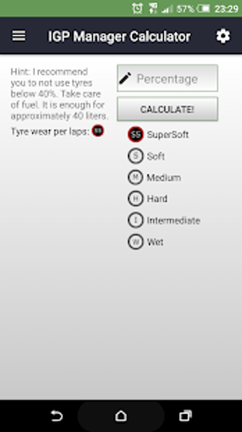Imagen 2 para IGP Manager Calculator