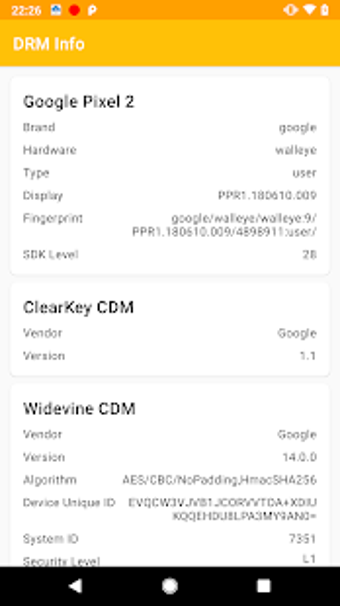 Image 1 for DRM Info