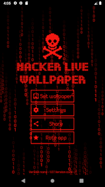 Imagen 1 para Hacker Live Wallpaper Mat…