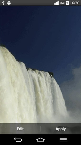 Imagen 1 para Waterfall Live Wallpaper …