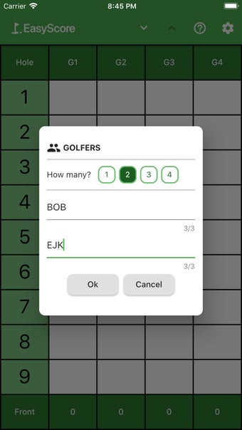 Image 3 for EasyScore Golf Scorecard