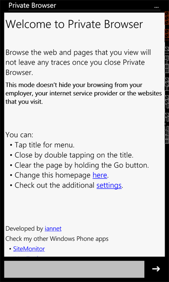 Imagen 0 para Private Browser for Windo…