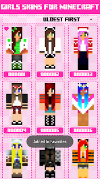 Image 2 for Girls Skins for Minecraft…