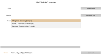 Image 0 for MKV MP4 Converter for Win…