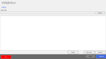 Image 0 for VSIX Editor