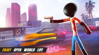 Imagen 2 para Stickman Gangster Thug Ci…