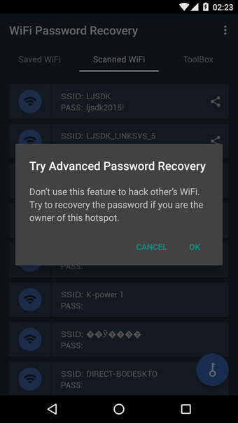 Image 2 for WiFi Password Recovery