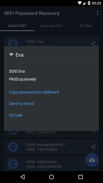 Image 1 for WiFi Password Recovery